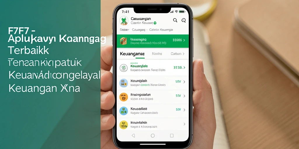 Antarmuka F7F7 yang sederhana dan efektif untuk pencatatan keuangan.
