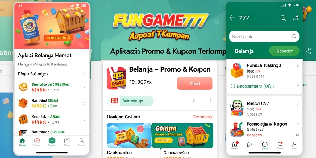 Tampilan antarmuka FUNGAME777 dengan penawaran dan promo menarik.