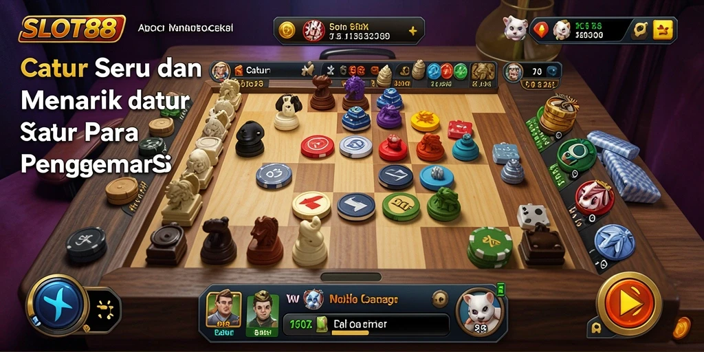 Antarmuka permainan SLOT88 yang intuitif dan menarik.
